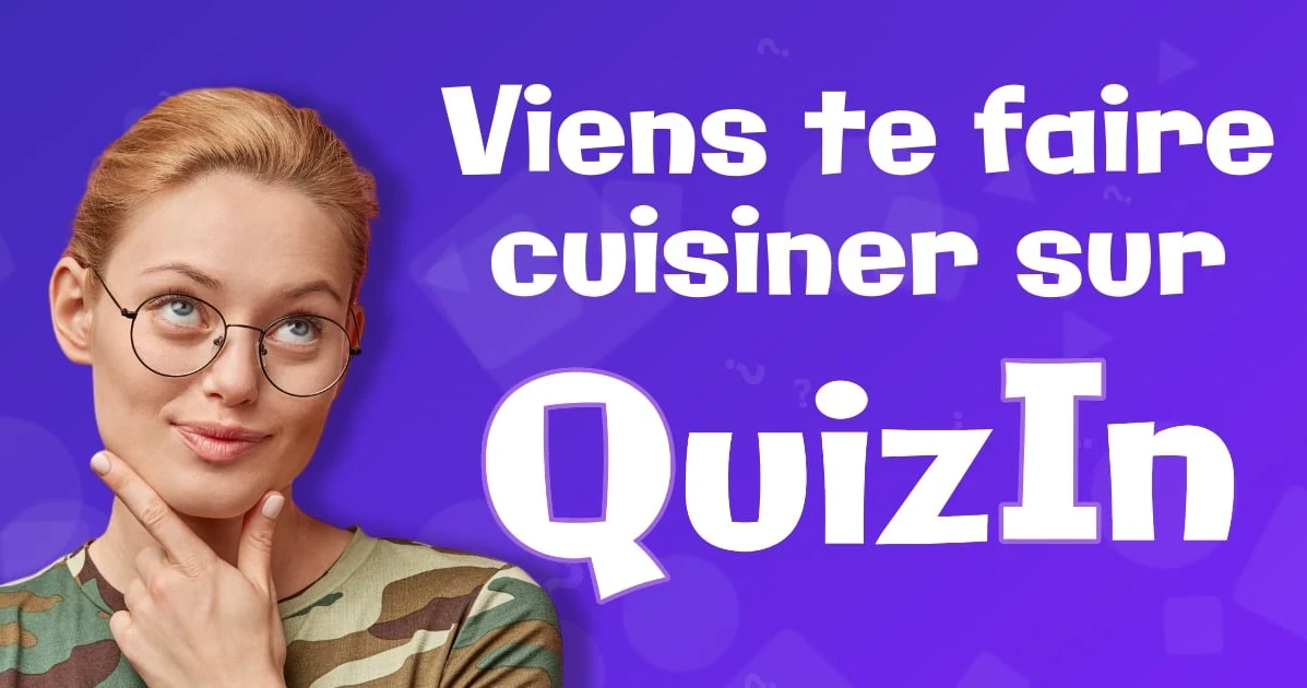 Capture d'écran du site QuizIn